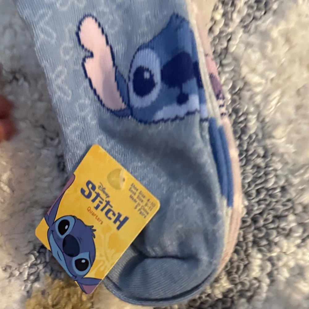Disney Stitch 5 Pack Ankle Socks